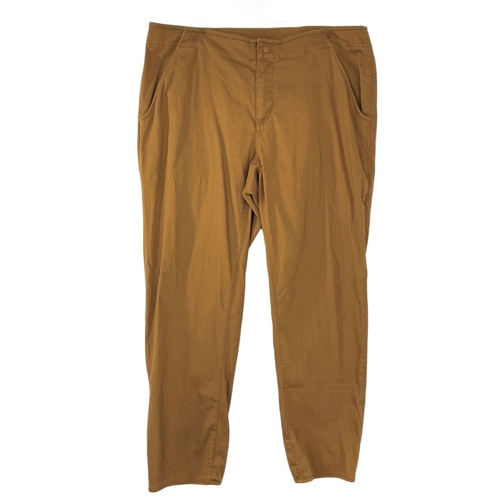 Mountain Hardwear Women's Size 14 Kentro Cord Pants Goldenrod Brown Pants Hiking